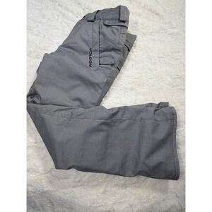 Kids Ski Snowboarding Pants Volcom Size Small Youth Snow Gray